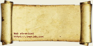 Jelisava Perović vizit kartica